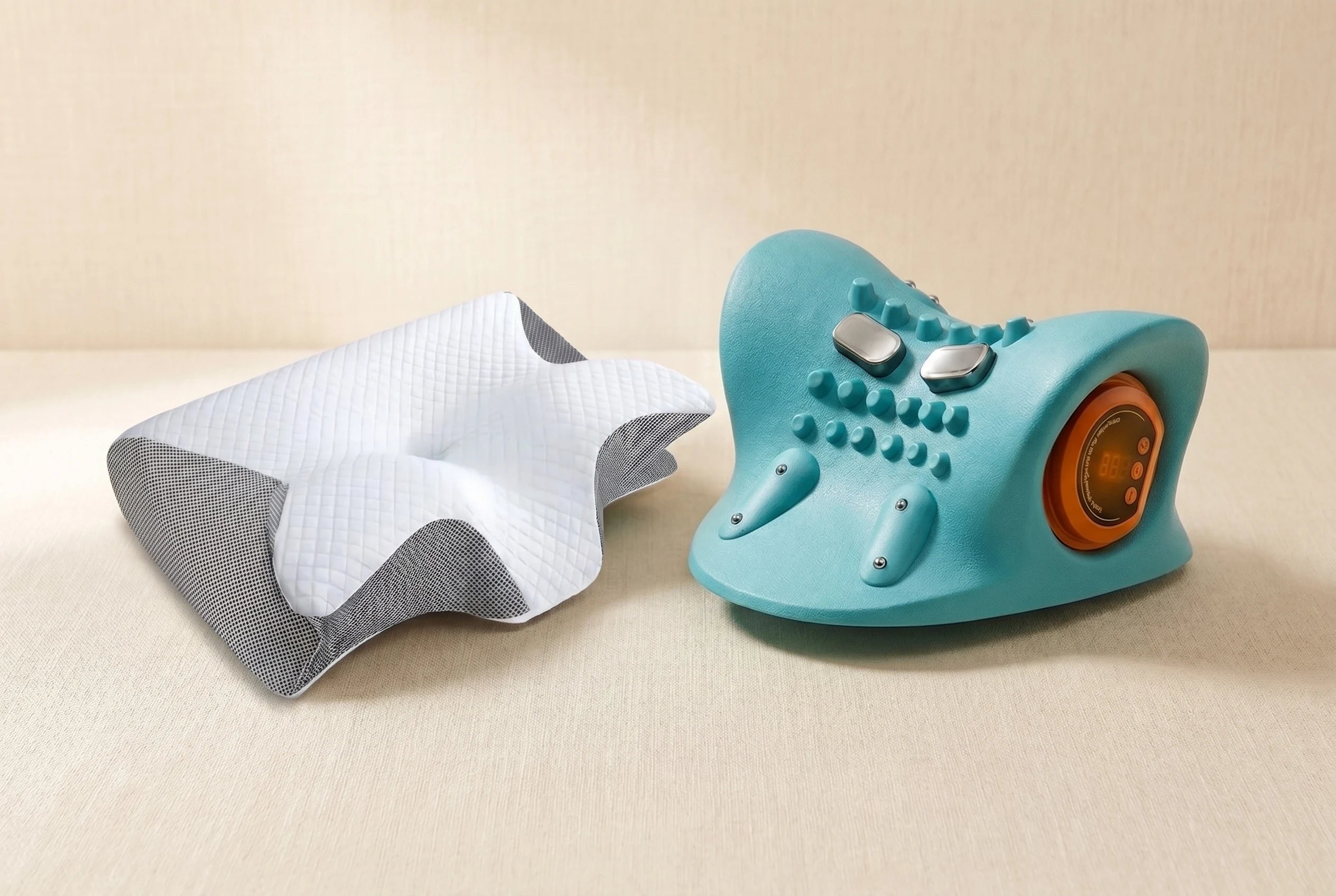 Massager + Cervical Pillow
